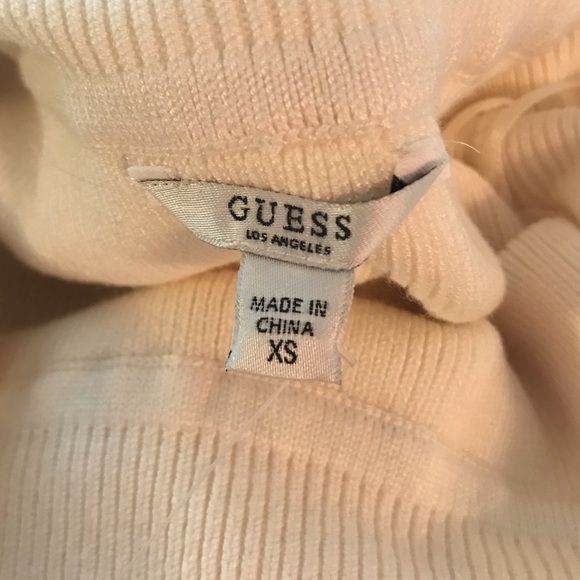 GUESS Off Shoulder Sweater Dress - Picture 4 of 5
